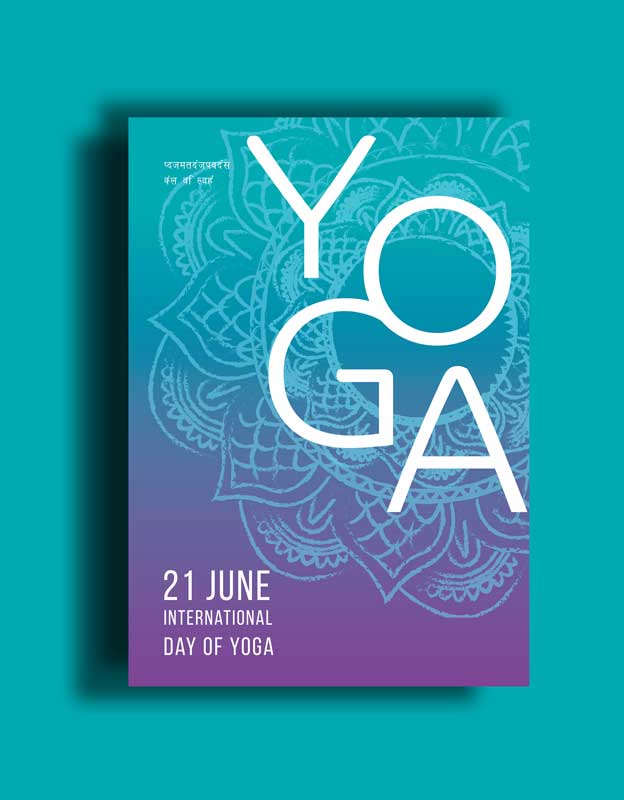 Постер до Міжнародного Дня Йоги